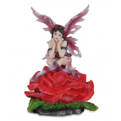 Fata seduta su rosa by Les Alpes Collection