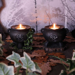 Portacandela Ivy Cauldron by Nemesis Now