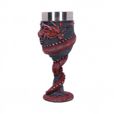 Calice drago rosso by Nemesis Now
