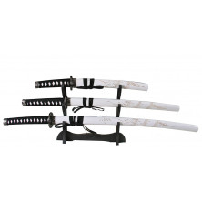 Set di Katene bianche con Espositore in legno - P.R.