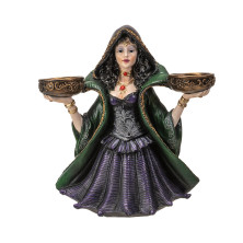Strega Portacandele doble by Pacific Trading