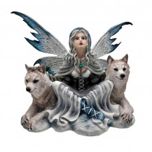 Fata d'inverno Con lupi - Fairyland Collection.