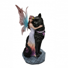 Fata Vera con gatto nero - Fairyland Collection.