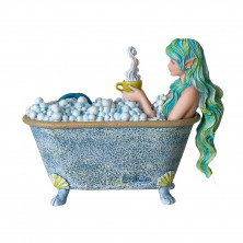 Sirena in relax con tazza - Amy Brown Collection.