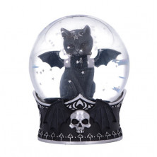 Malpuss snow globe - Nemesis Now