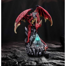Drago con piramide cristallo con Led - Nemesis Now